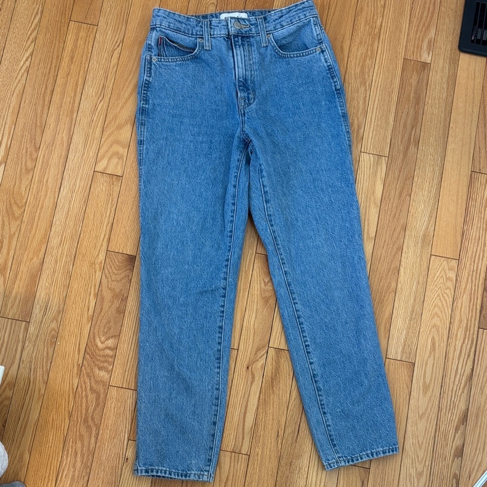 Aritzia Light Blue Straight Leg Jeans - Picture 2 of 7